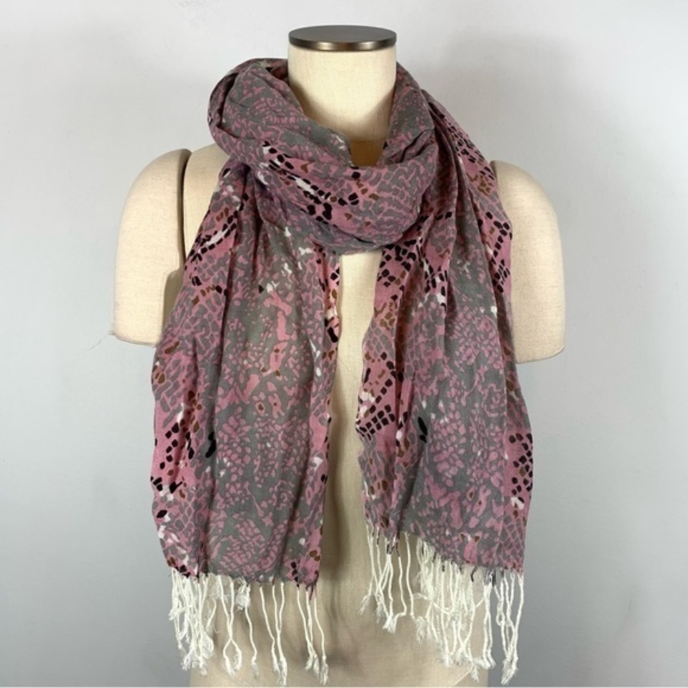 Vintage Target Fringe Scarf